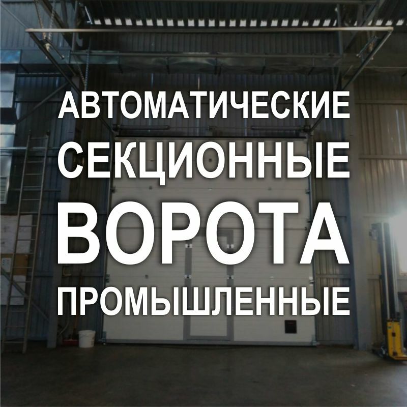 Фото 110MF_22: Киев - Большие автоматические секционные гаражные ворота (промышленные)